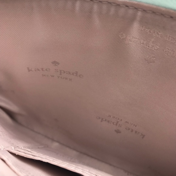 Kate Spade Baby Aqua Blue Wristlet Pouch purse - Picture 3 of 6